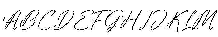 Pamello Glenstar Font UPPERCASE