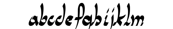 PanamaRoad-Regular Font LOWERCASE