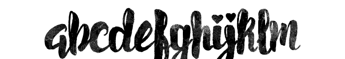 Pancake Syrup - Textured Font LOWERCASE