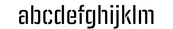 Panfleta Stencil Regular Font LOWERCASE