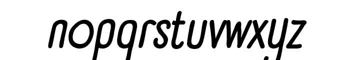 Panforte Condensed Regular Italic Font LOWERCASE