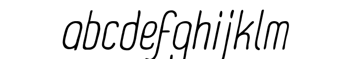 Panforte Pro Light Italic Font LOWERCASE