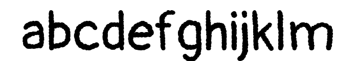 Pangolin Regular Font LOWERCASE