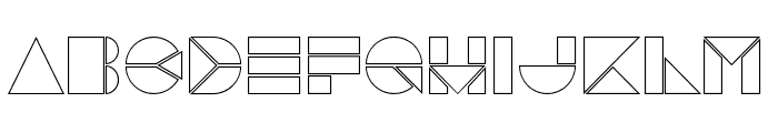 Pangraph-Light Font LOWERCASE