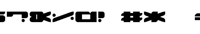 Panoptic Monospace Bold Font OTHER CHARS