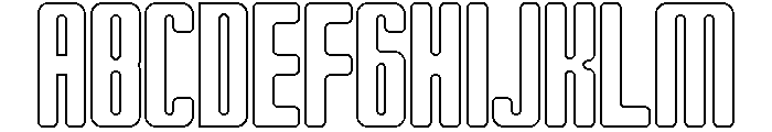 Panoramatic Demo Outline Font UPPERCASE