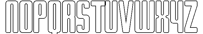 Panoramatic Demo Outline Font UPPERCASE