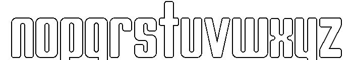 Panoramatic Demo Outline Font LOWERCASE