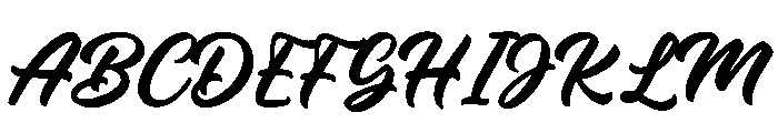 Panther Hunter Personal Use Onl Font UPPERCASE