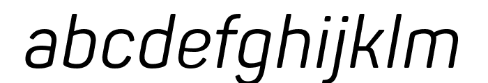 Panton Narrow-Trial Regular Italic Font LOWERCASE