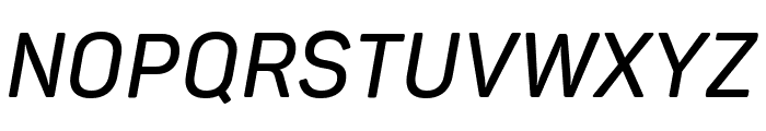 Panton Narrow-Trial SemiBold Italic Font UPPERCASE