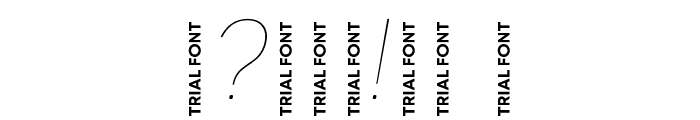 Panton Narrow-Trial Thin Italic Font OTHER CHARS