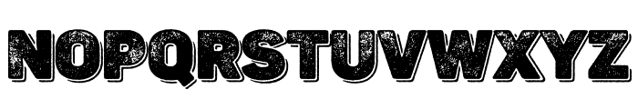 Panton Rust Heavy Grunge Shadow Font UPPERCASE