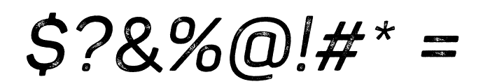 Panton Rust Script SemiBold Grunge Font OTHER CHARS