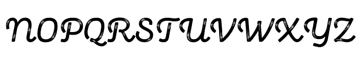 Panton Rust Script SemiBold Grunge Font UPPERCASE