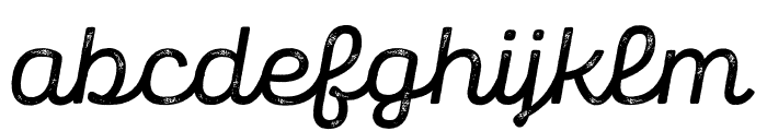 Panton Rust Script SemiBold Grunge Font LOWERCASE