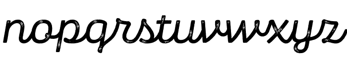 Panton Rust Script SemiBold Grunge Font LOWERCASE