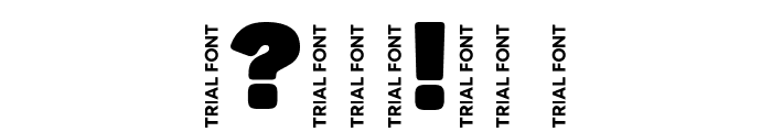 Panton-Trial Fat Font OTHER CHARS