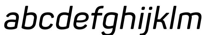 Panton-Trial SemiBold Italic Font LOWERCASE