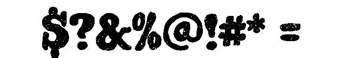 Papa Sardine Raw Font OTHER CHARS