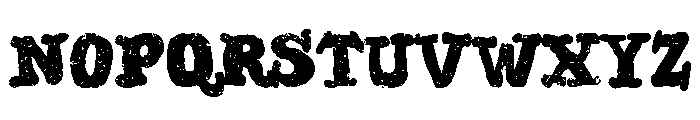 Papa Sardine Raw Font UPPERCASE