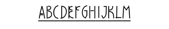 PapaKilo Light Font LOWERCASE