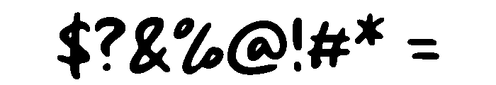 Papaya Fruit Font OTHER CHARS