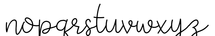 Paper Bow DEMO Font LOWERCASE