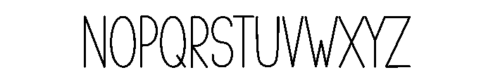 Paper Flower Font LOWERCASE