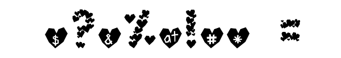 Paper Hearts Font OTHER CHARS