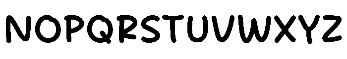 Paper Noise Font UPPERCASE