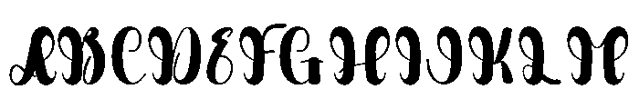 Paper Sublimation Font UPPERCASE