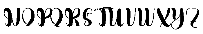 Paper Sublimation Font UPPERCASE