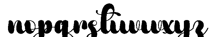 Paper Sublimation Font LOWERCASE