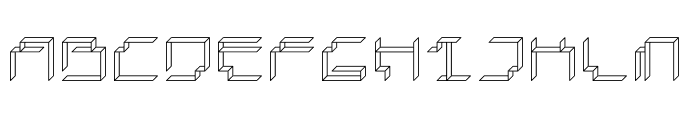 PaperCube-Paper Font LOWERCASE
