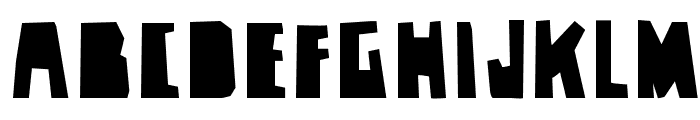 PaperJohnnyDrei-Regular Font UPPERCASE