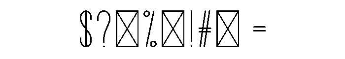 Paperclip Sans Serif Font OTHER CHARS
