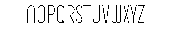 Paperclip Sans Serif Font LOWERCASE