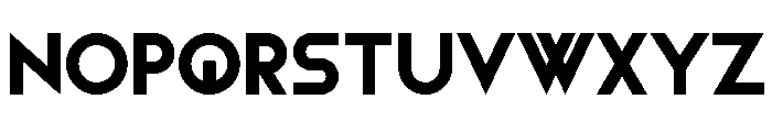 Papillon Bold Regular Font UPPERCASE