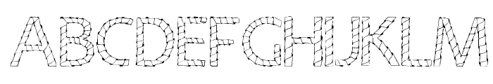 Papyrus EBO Regular Font LOWERCASE