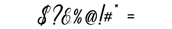 Paradise Love Font OTHER CHARS
