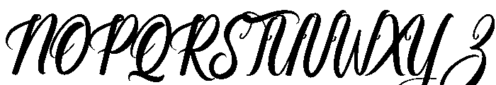 Paradise Love Font UPPERCASE