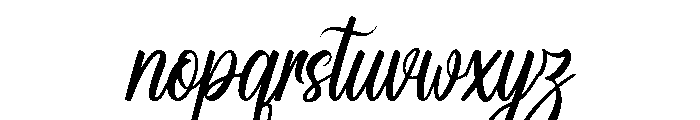 Paradise Love Font LOWERCASE