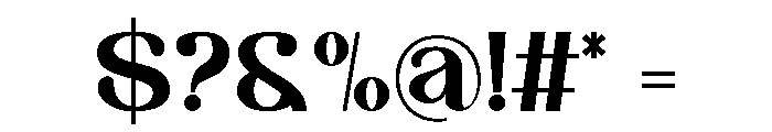 Paradise Summer Regular Font OTHER CHARS