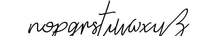 Paradise in Bali Signature Font LOWERCASE
