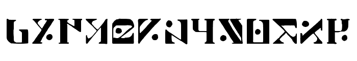 Paraghyph Ver 1 Regular Font LOWERCASE