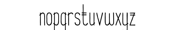 Parallel Lines Font LOWERCASE