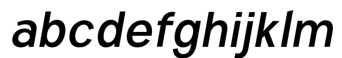 Parallone Regular italic Font LOWERCASE