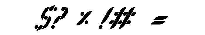 Parang Regular Font OTHER CHARS
