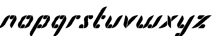 Parang Regular Font LOWERCASE